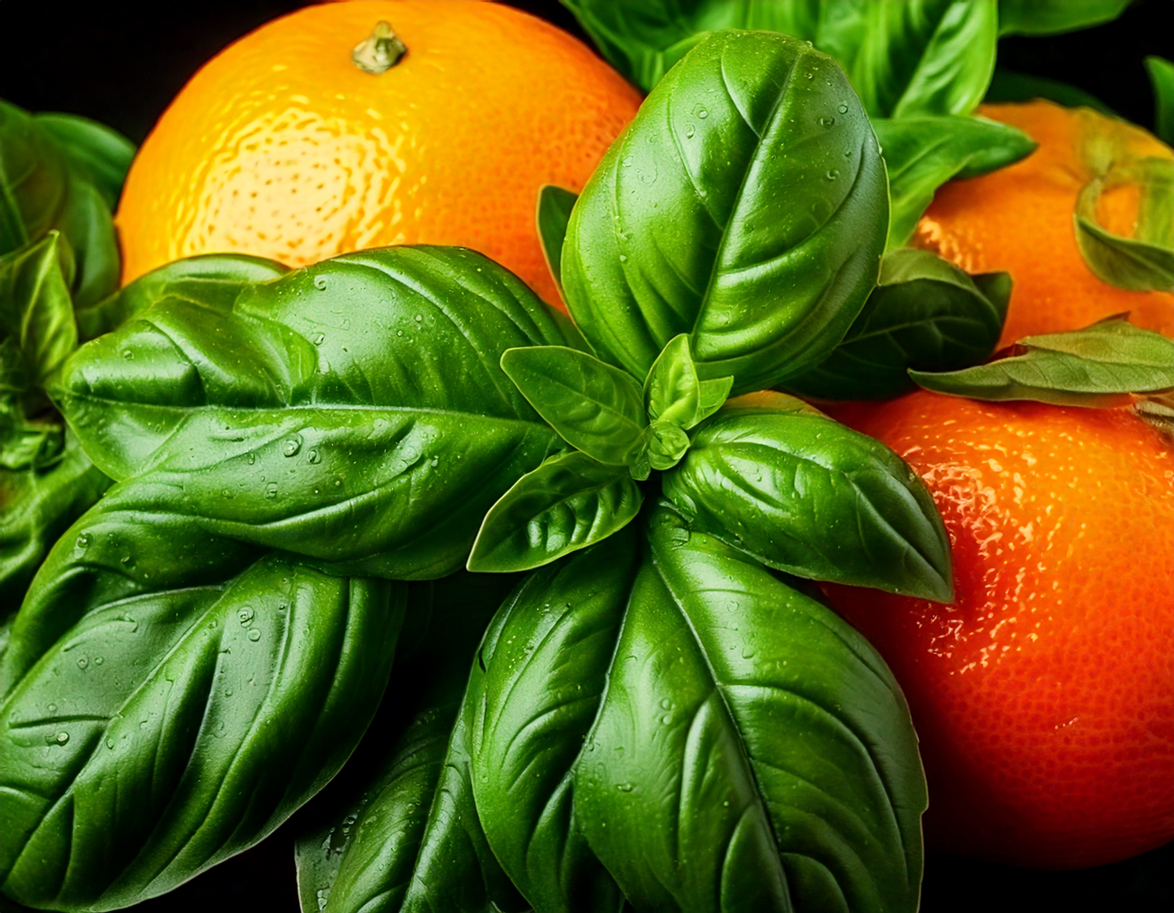 Basil and Mandarin 82555